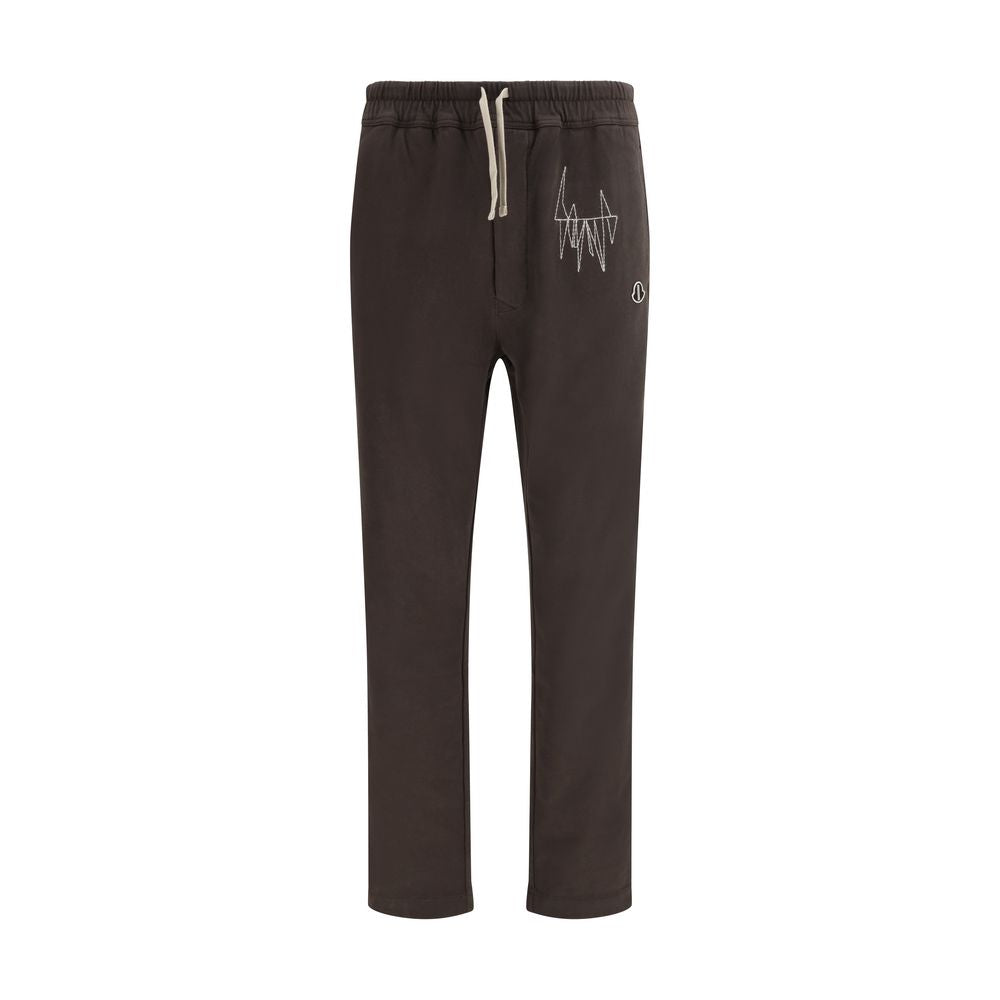 Moncler x Rick Owens Brown Cotton Athletic Pants Moncler x Rick Owens