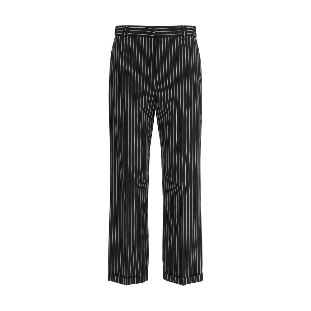 Tom Ford Black Wool Casual Pants Tom Ford
