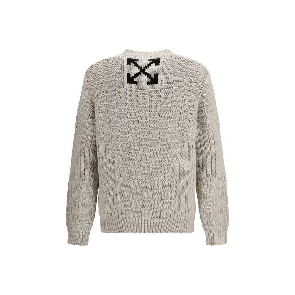 Off-White Beige Cotton Sweatshirt Off-White