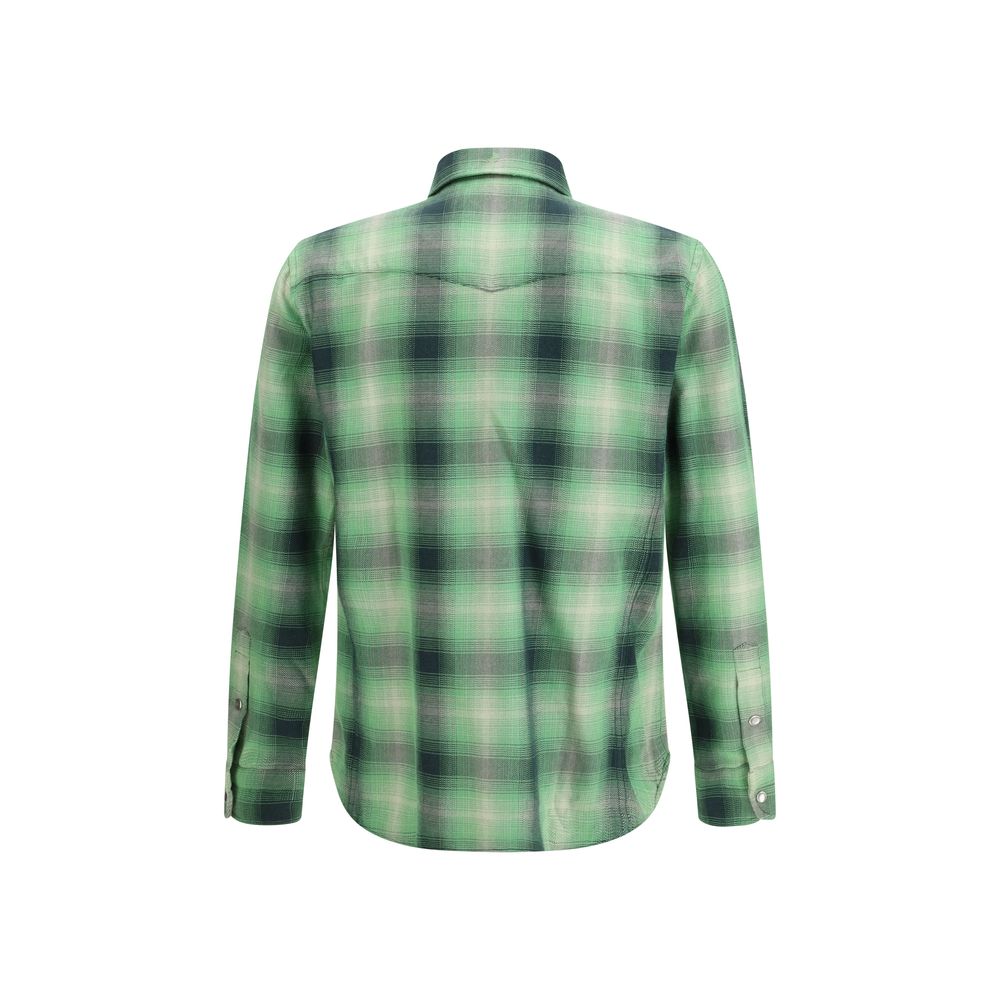 Tom Ford Bicolor Cotton Pattern Shirt Tom Ford