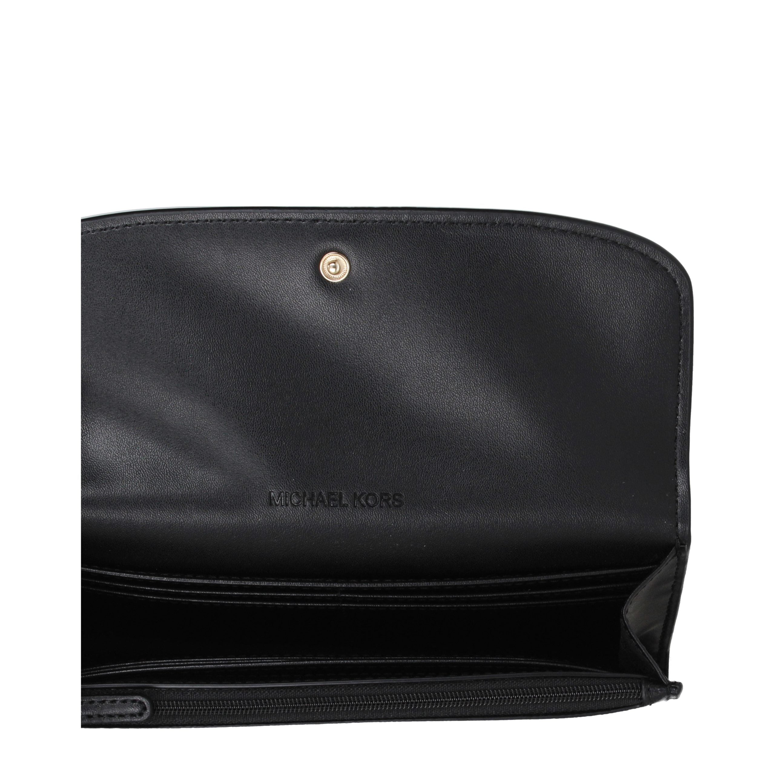 Michael Kors Black Leather Wallet Michael Kors
