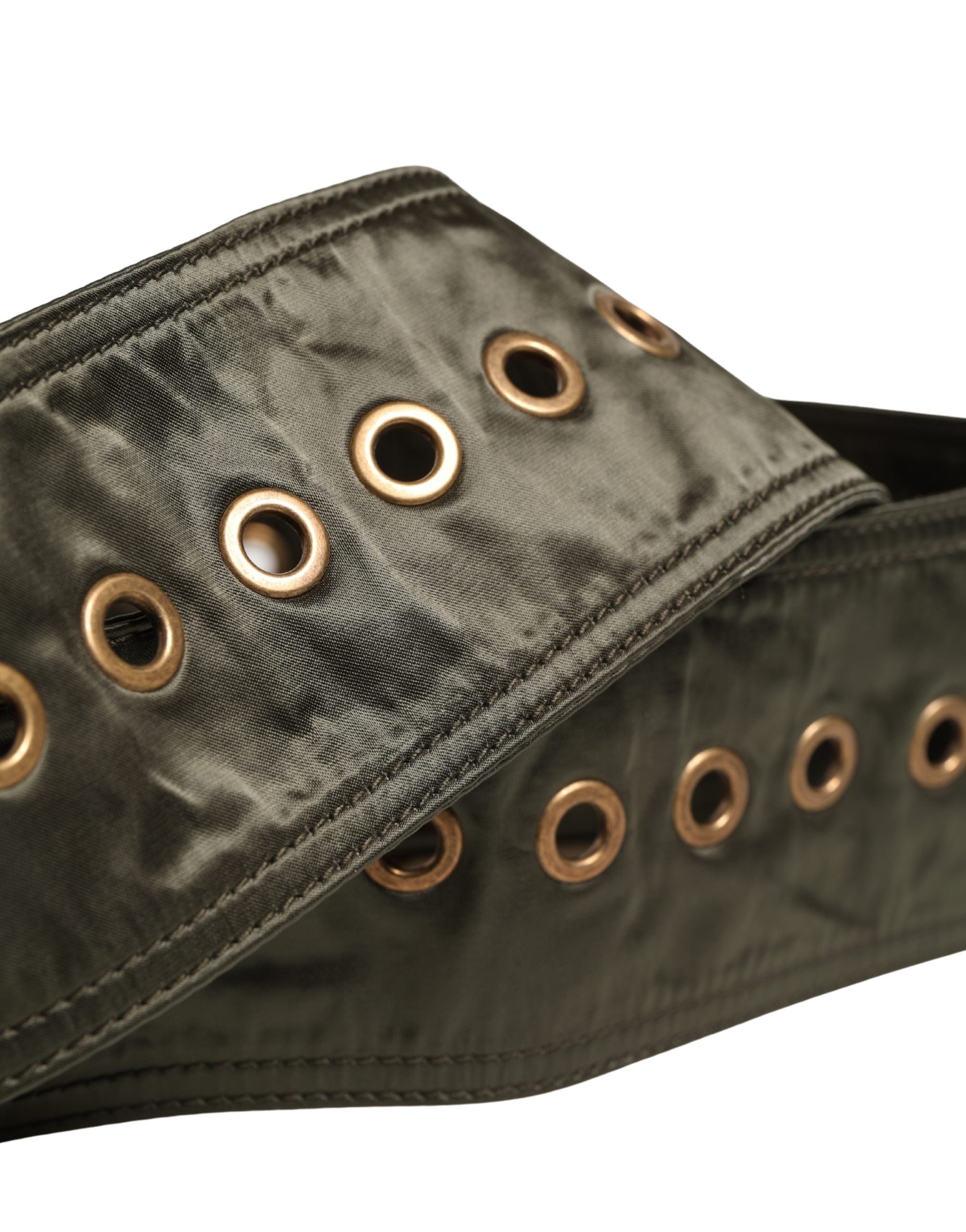 Dolce & Gabbana Men Black Wide Leather DG Metal Buckle Belt Dolce & Gabbana