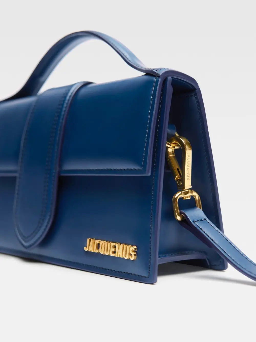Jacquemus Dark NavyLeather Le Grand Bambino Handbag Jacquemus