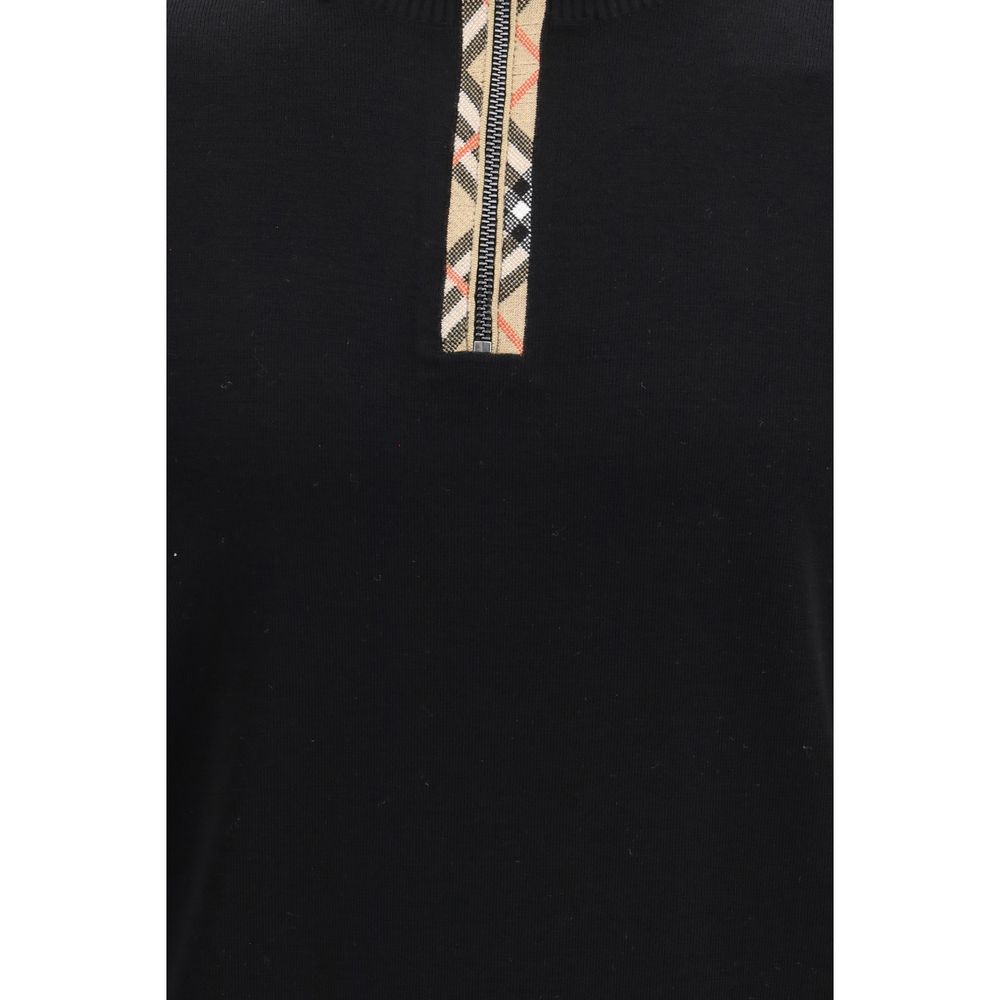 Burberry Black Wool Sweatshirt Burberry
