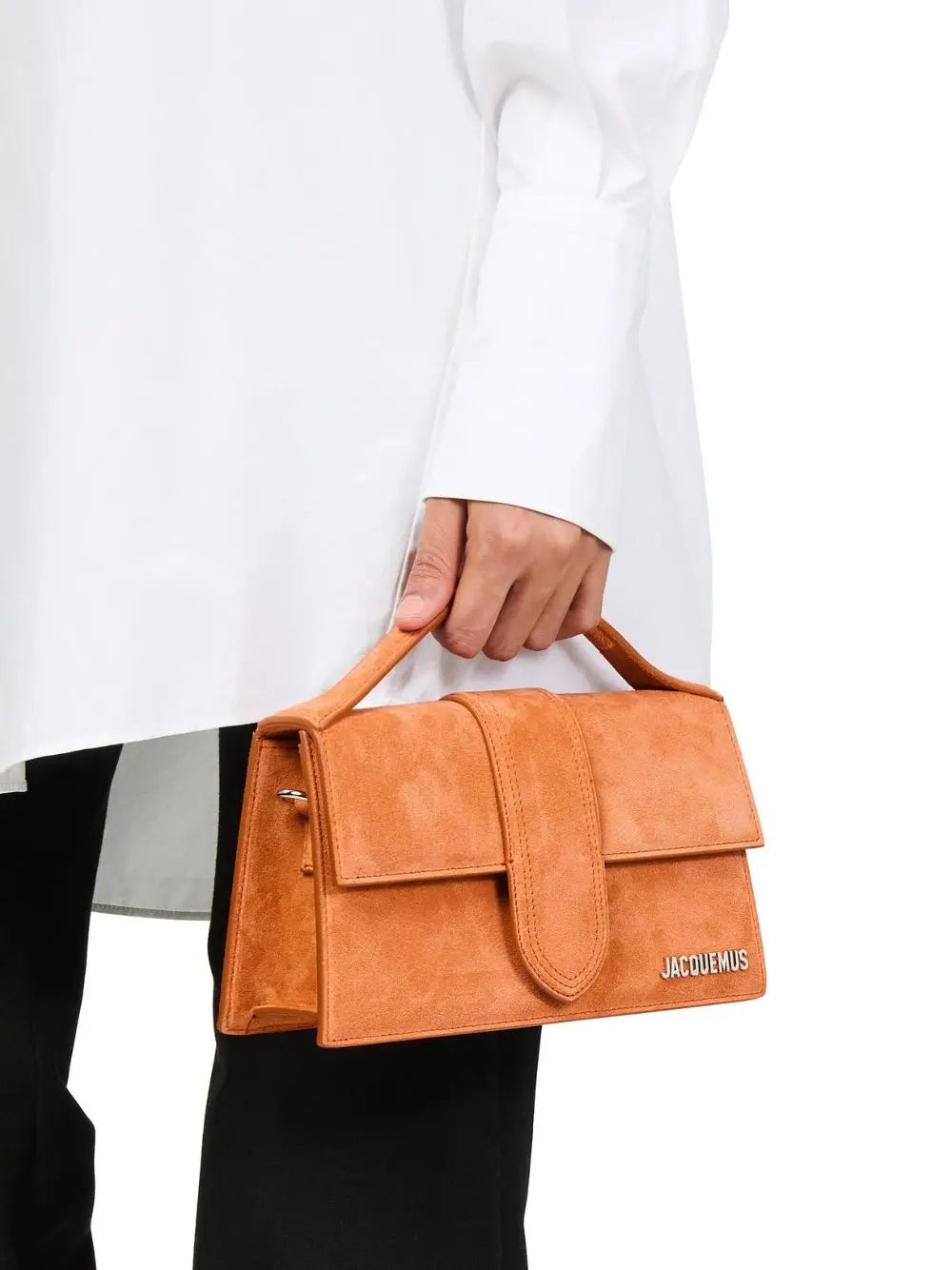 Jacquemus Terracotta Leather Le Grand Bambino Handbag Jacquemus