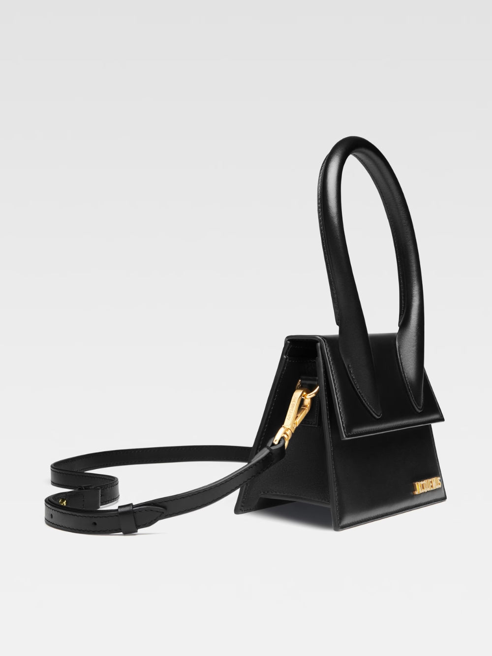 Jacquemus Black leather Le Chiquito moyen bag Jacquemus
