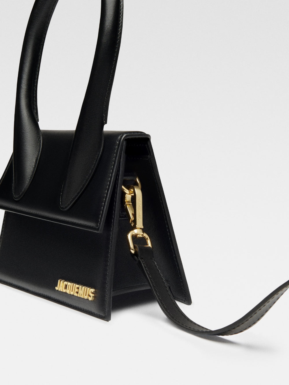 Jacquemus Black leather Le Chiquito moyen bag Jacquemus