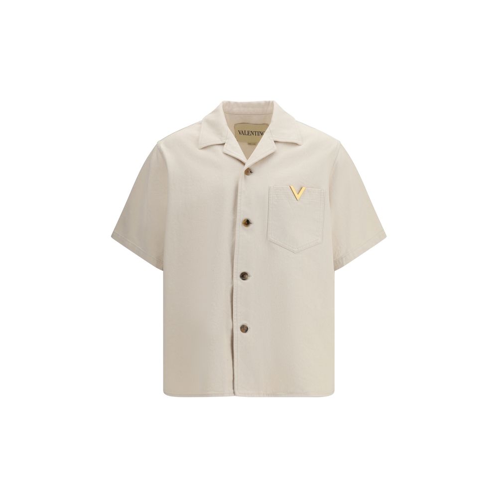 Valentino Beige Denim Shirt Valentino
