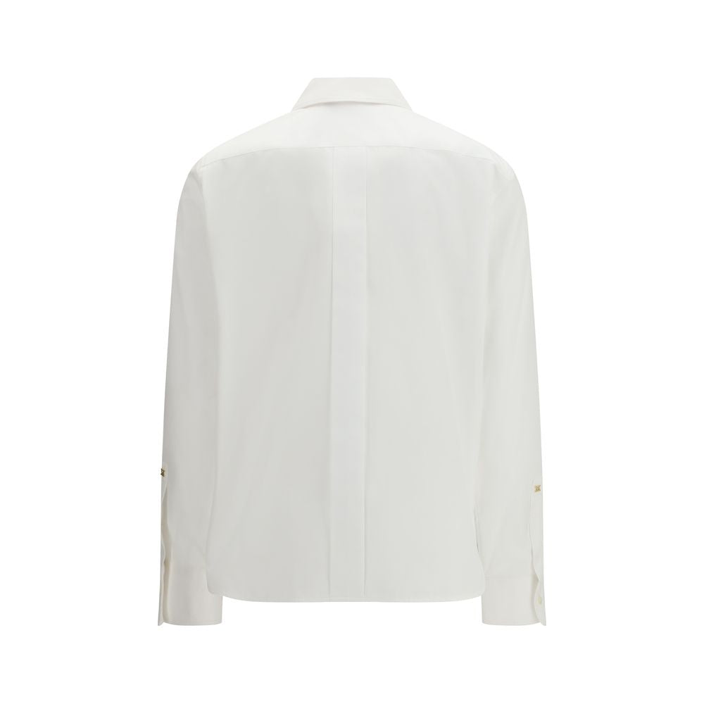 Max Mara White Cotton Dress Shirt Max Mara