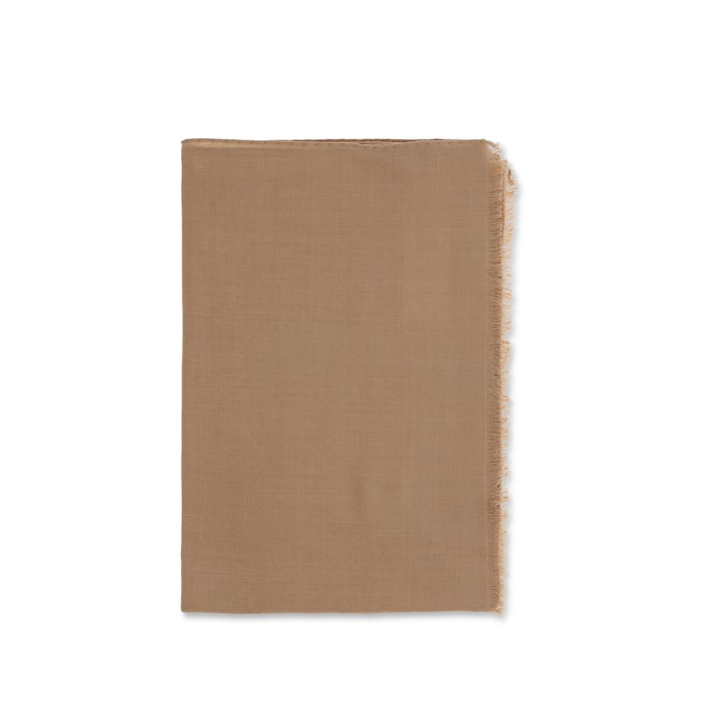Max Mara Beige Silk Scarf Max Mara