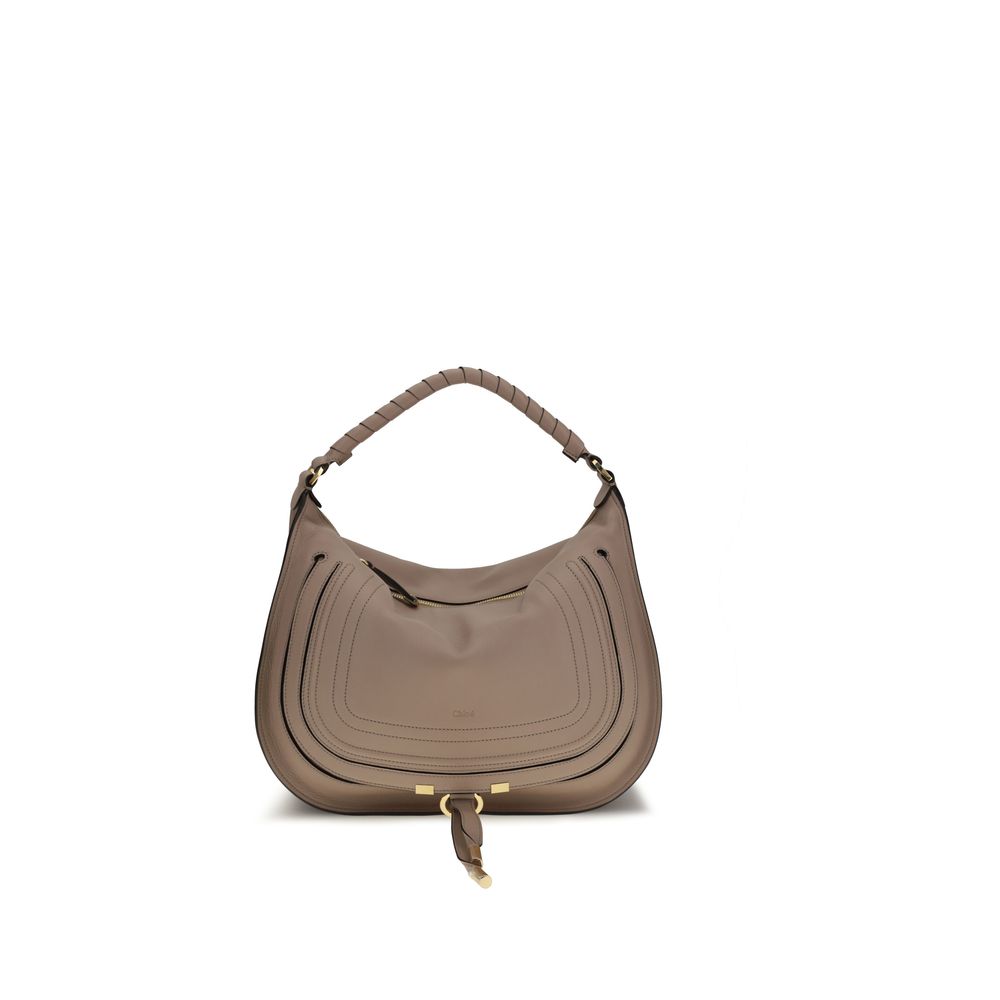 Chloé Beige Calf Leather Bos Taurus Shoulder Bag Chloé