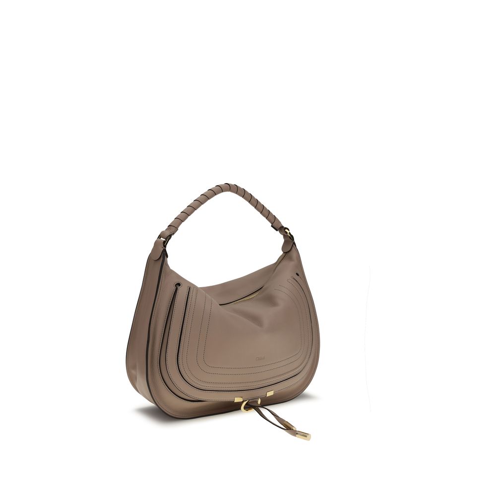 Chloé Beige Calf Leather Bos Taurus Shoulder Bag Chloé