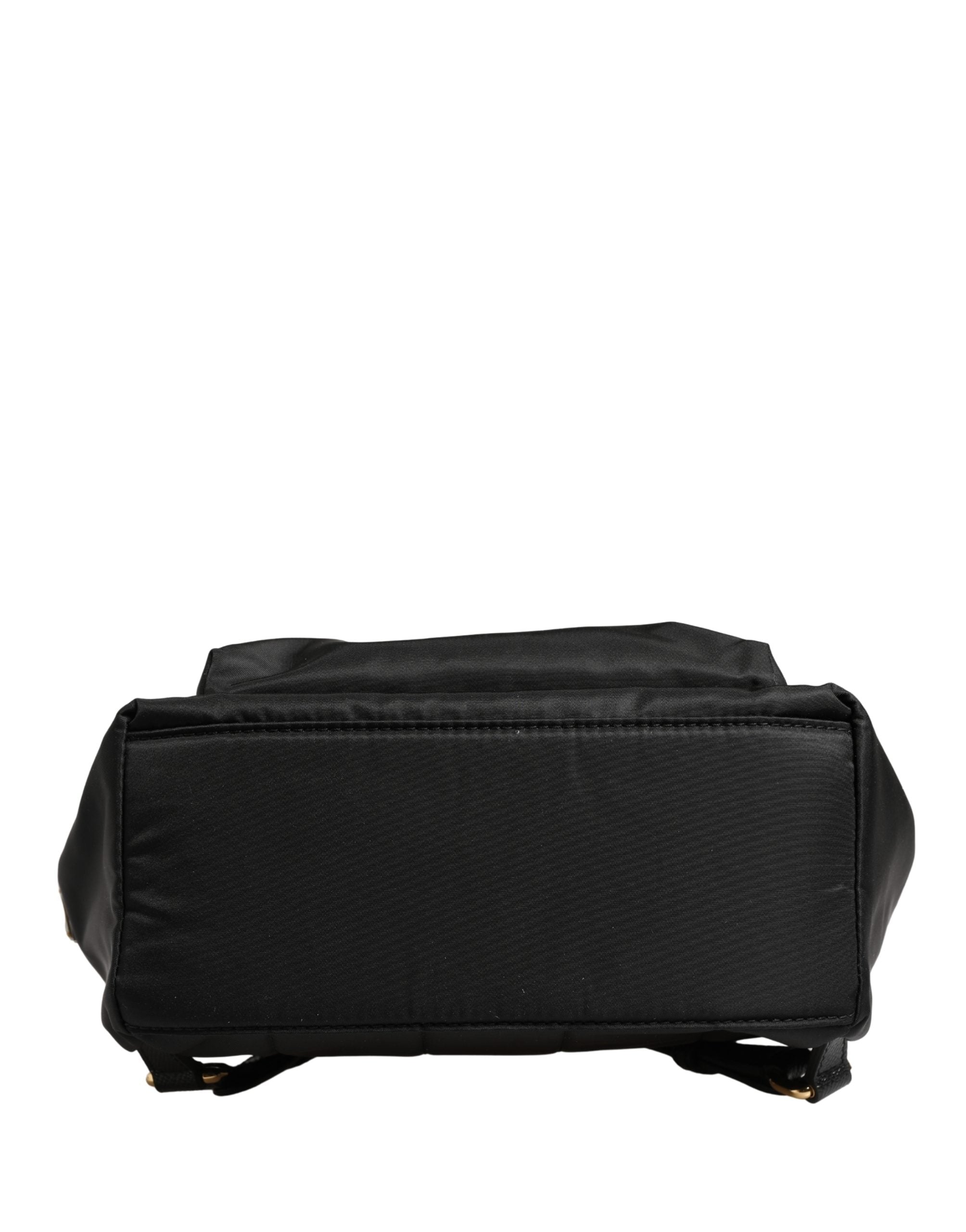 Dolce & Gabbana VULCANO Black Nylon #DGFAMILY Embellished Backpack Bag Dolce & Gabbana