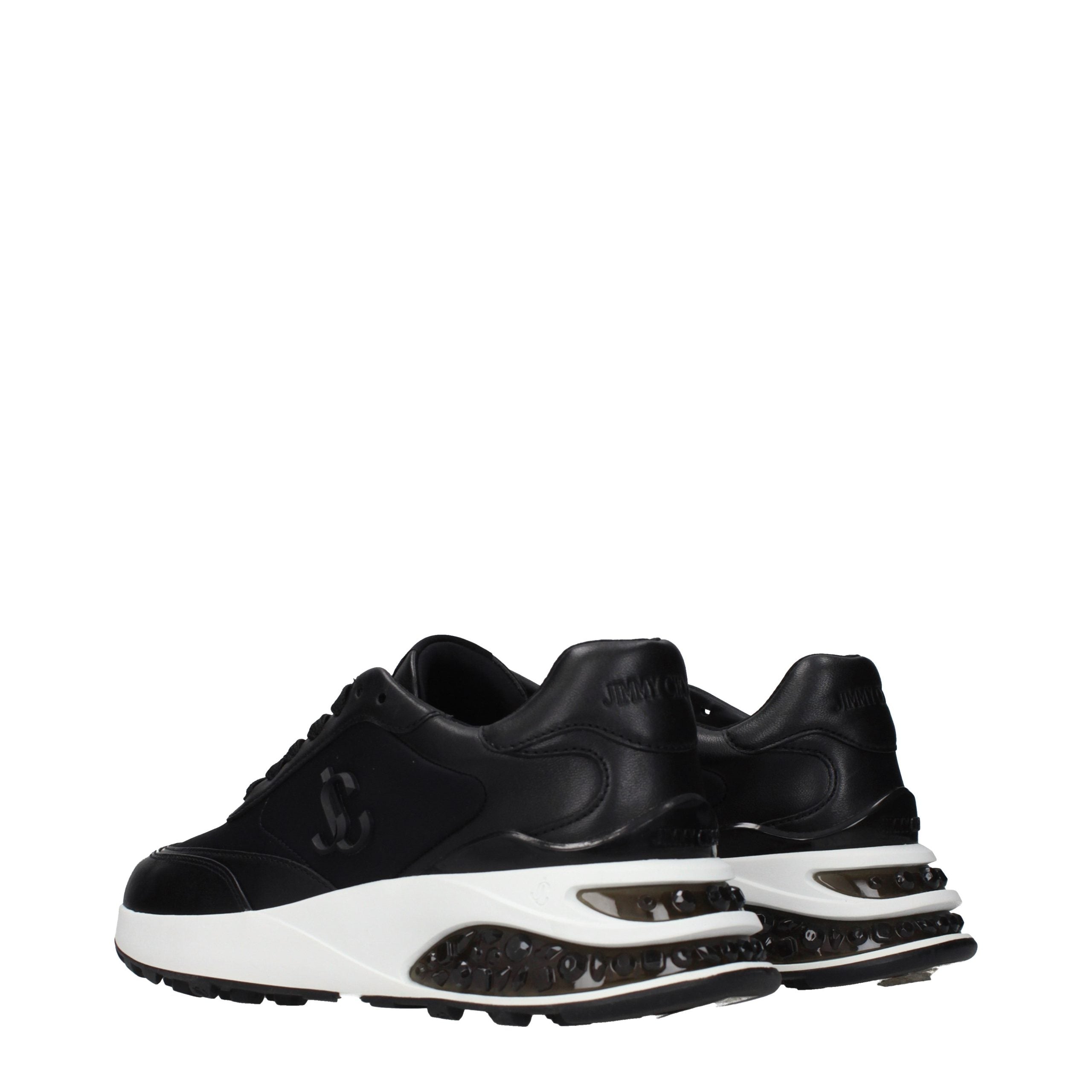 Jimmy Choo Black Fabric Athletic Sneakers Jimmy Choo
