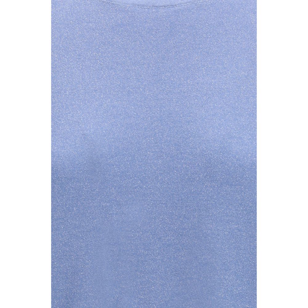 Brunello Cucinelli Blue Nylon T-Shirt Brunello Cucinelli