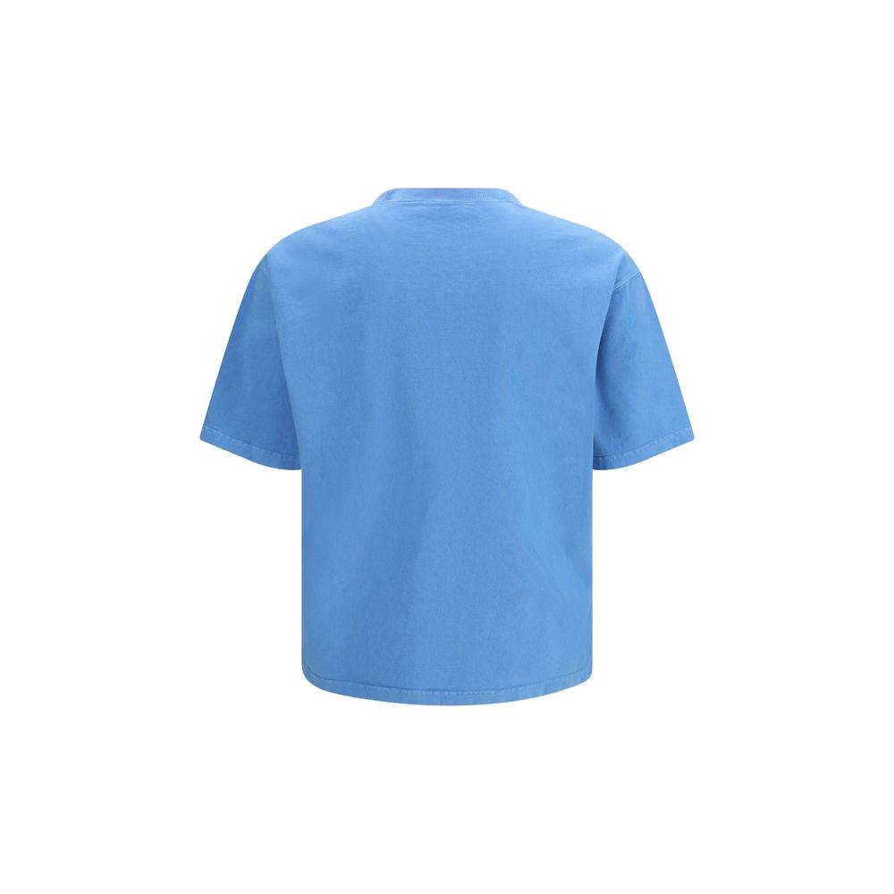 Prada Blue Cotton T-Shirt Prada