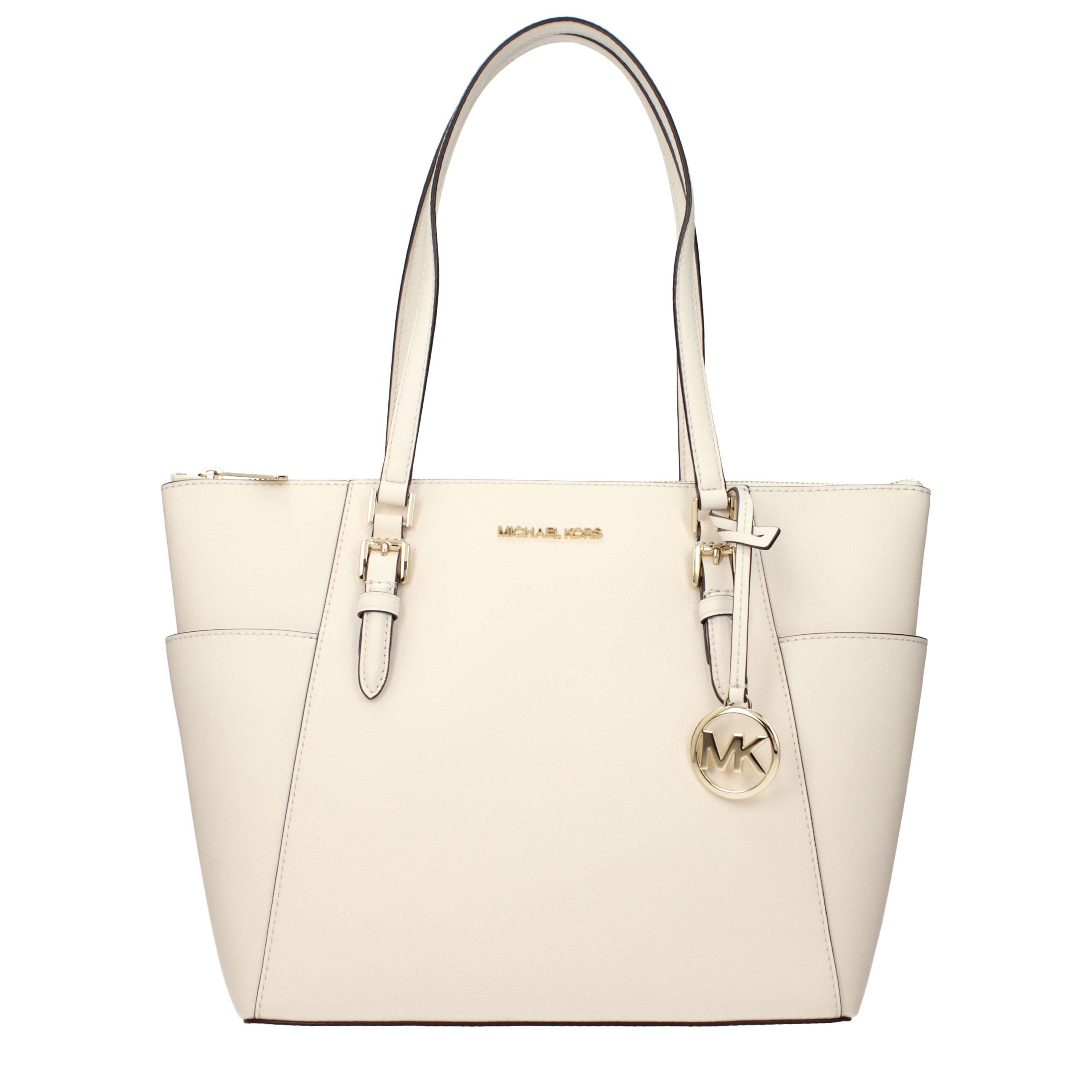 Michael Kors Beige Leather Shoulder Bag Michael Kors
