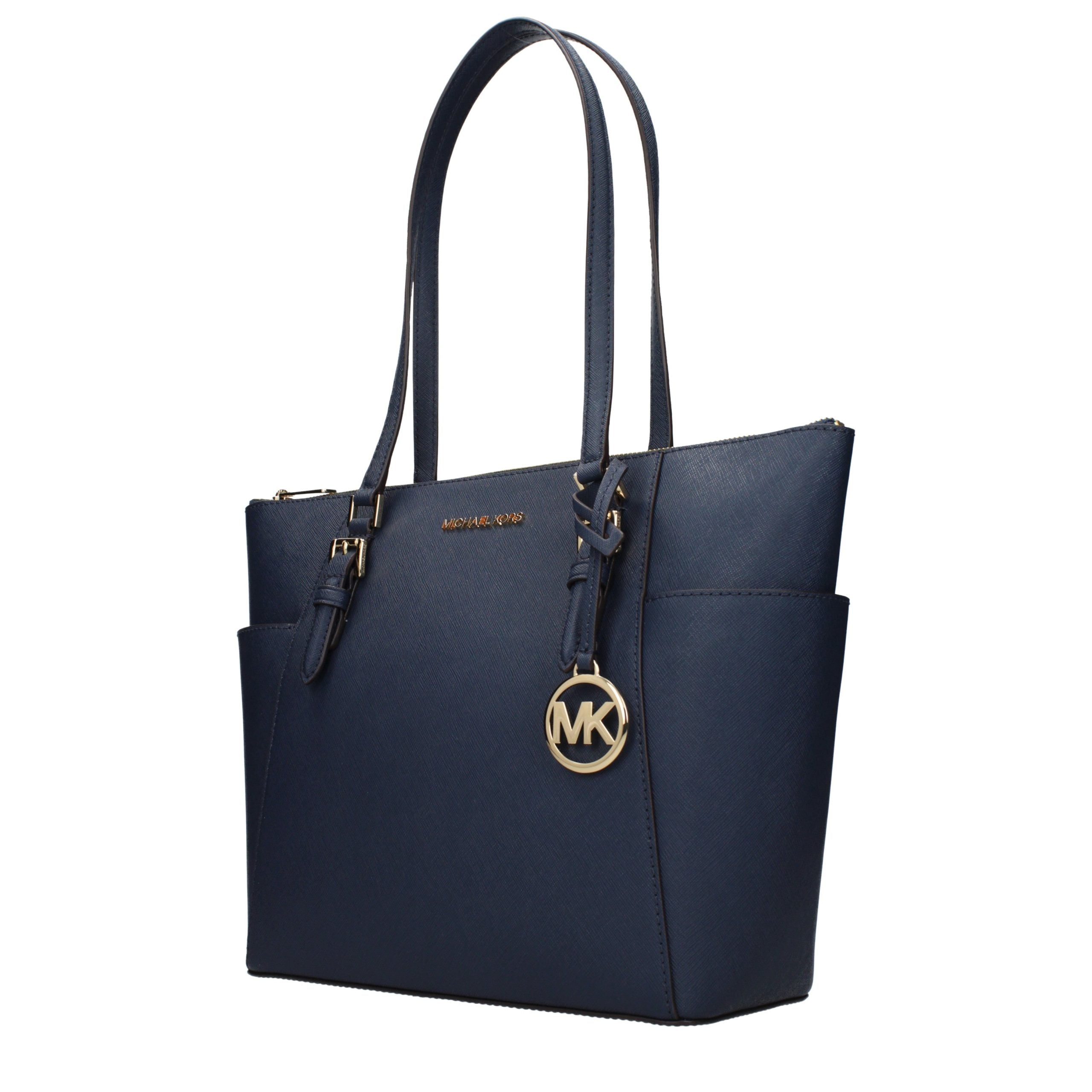 Michael Kors Blue Leather Shoulder Bag Michael Kors