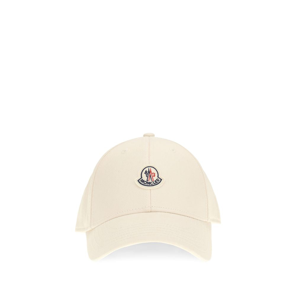 Moncler Beige Cotton Cap (Baseball Hat) Moncler