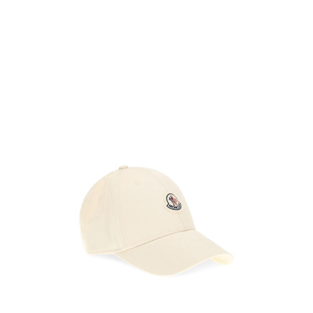 Moncler Beige Cotton Cap (Baseball Hat) Moncler