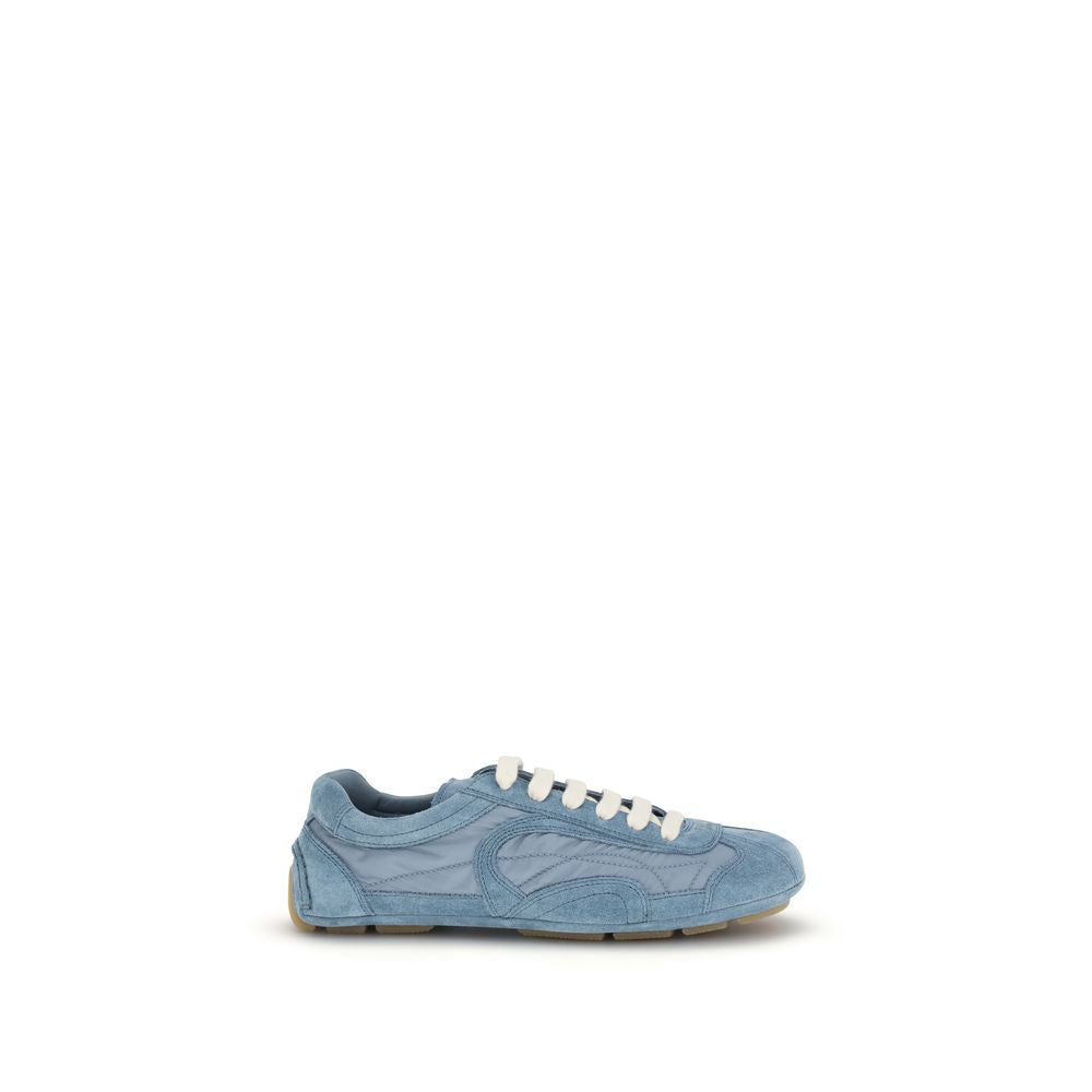 Prada Blue Lamb Ovis Aries Athletic Sneakers Prada