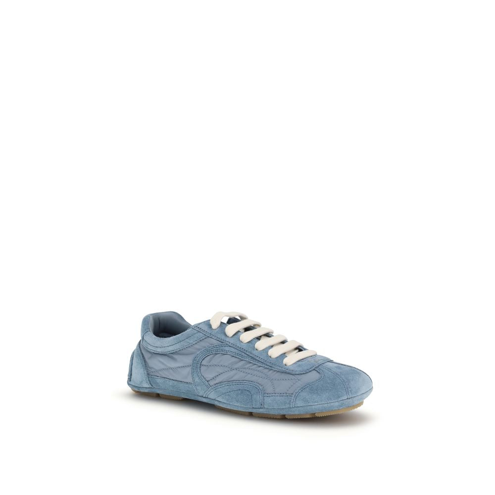 Prada Blue Lamb Ovis Aries Athletic Sneakers Prada