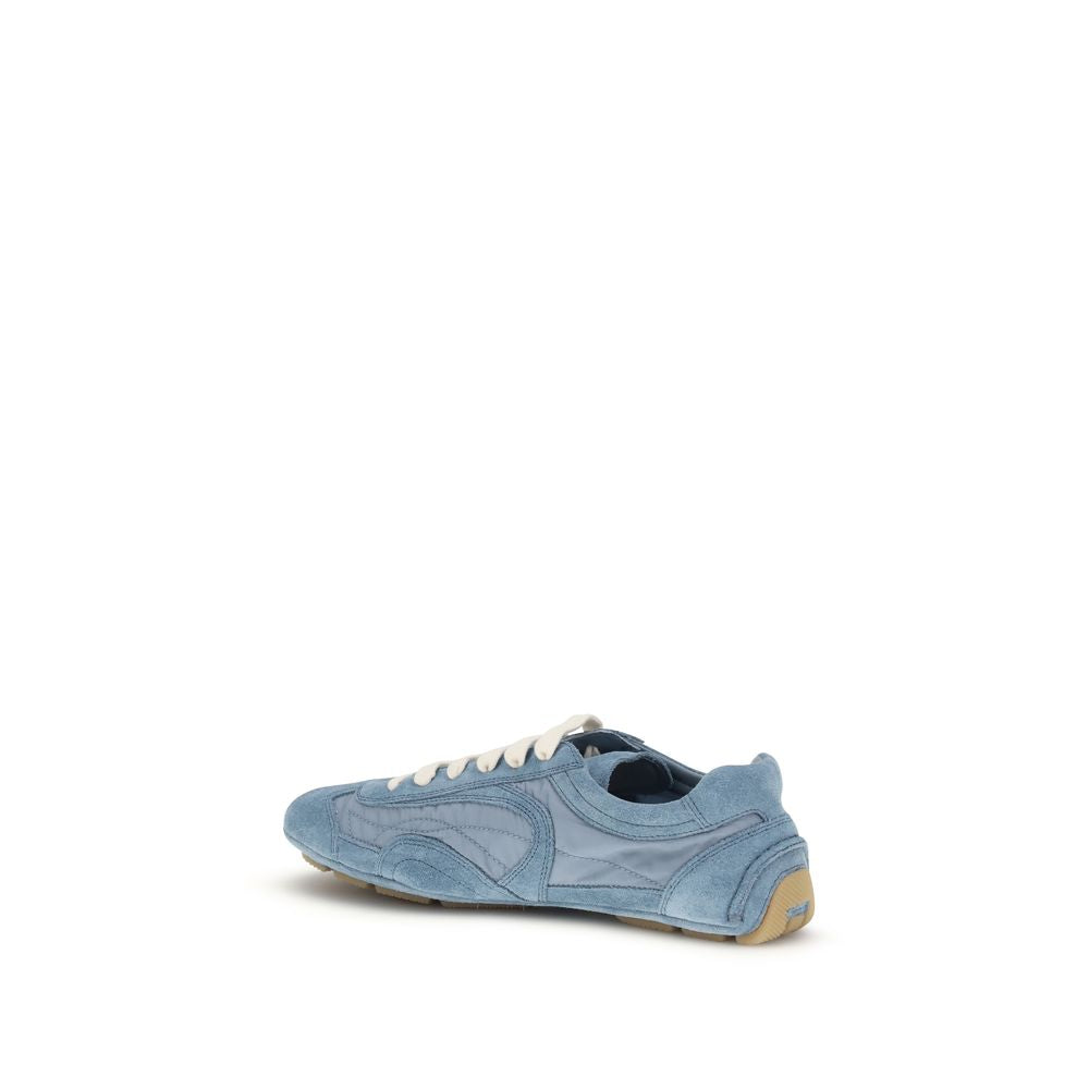 Prada Blue Lamb Ovis Aries Athletic Sneakers Prada