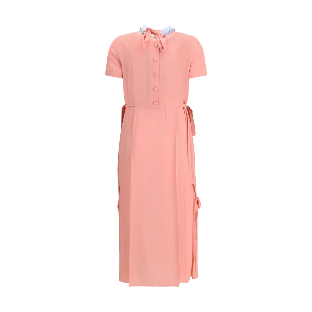 Prada Multicolor Viscose Casual Dress Prada