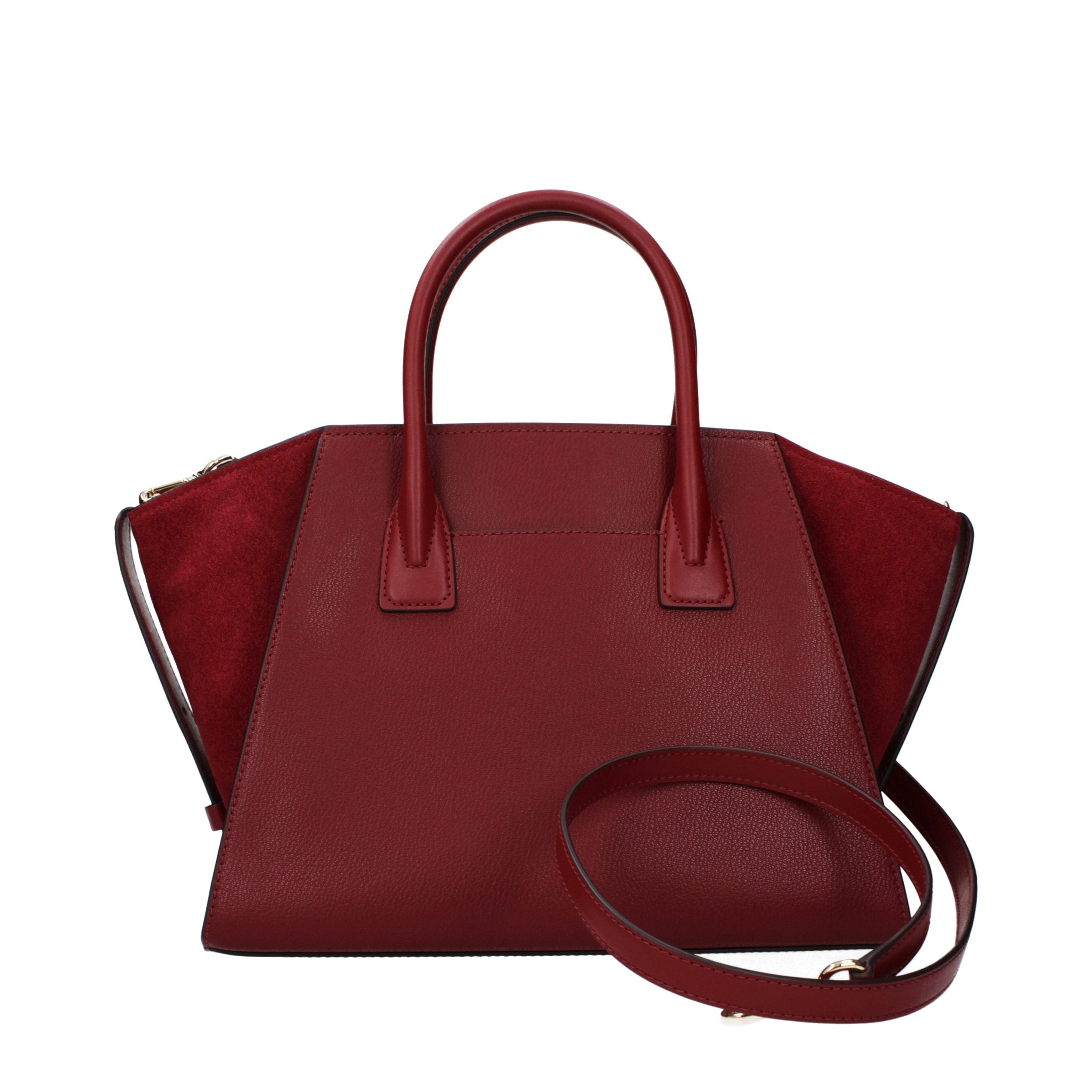 Michael Kors Red Leather Handbag Michael Kors