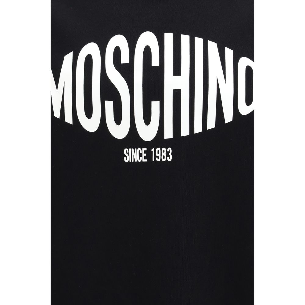 Moschino Black Cotton Sweatshirt Moschino