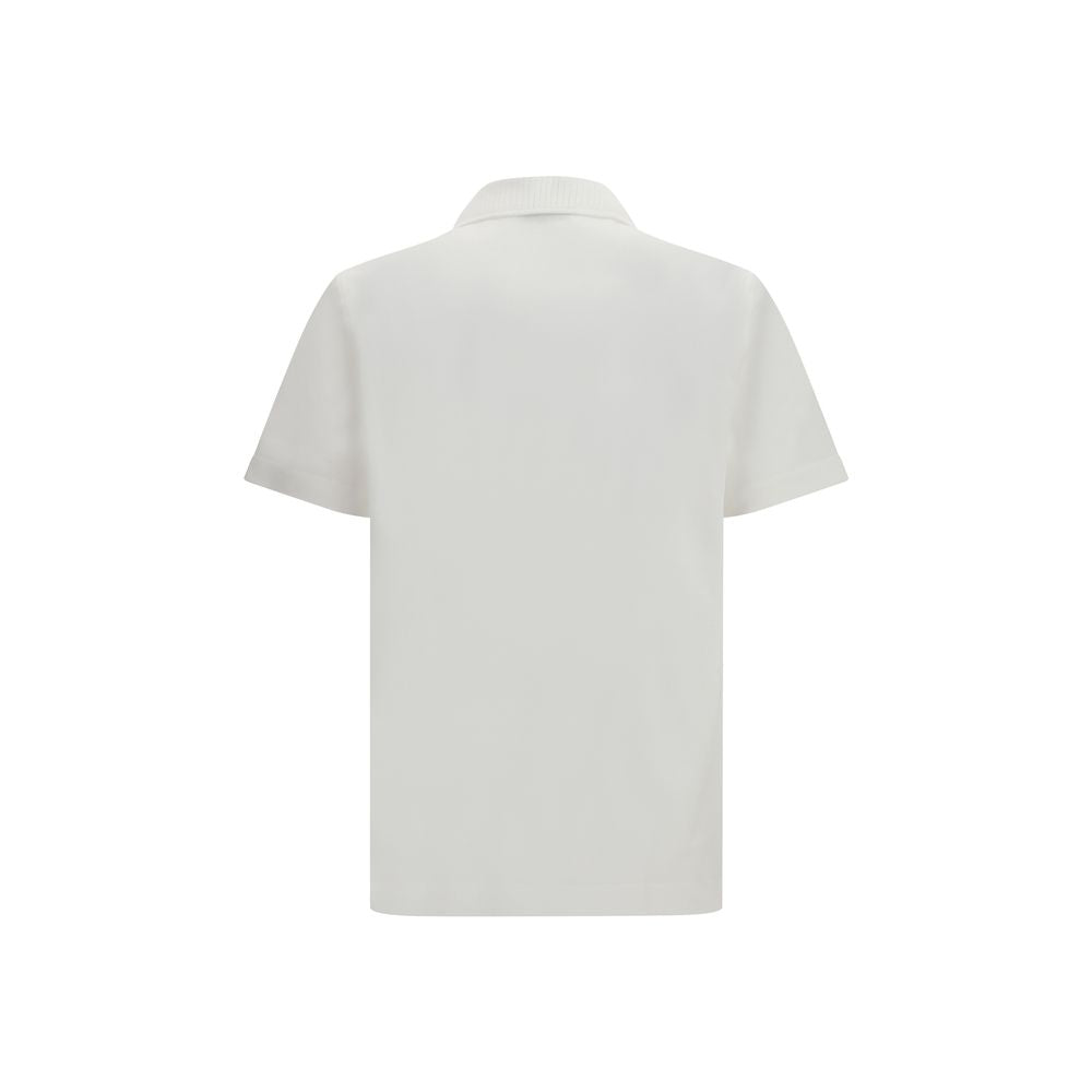 Ferragamo White Cotton Polo Shirt Ferragamo