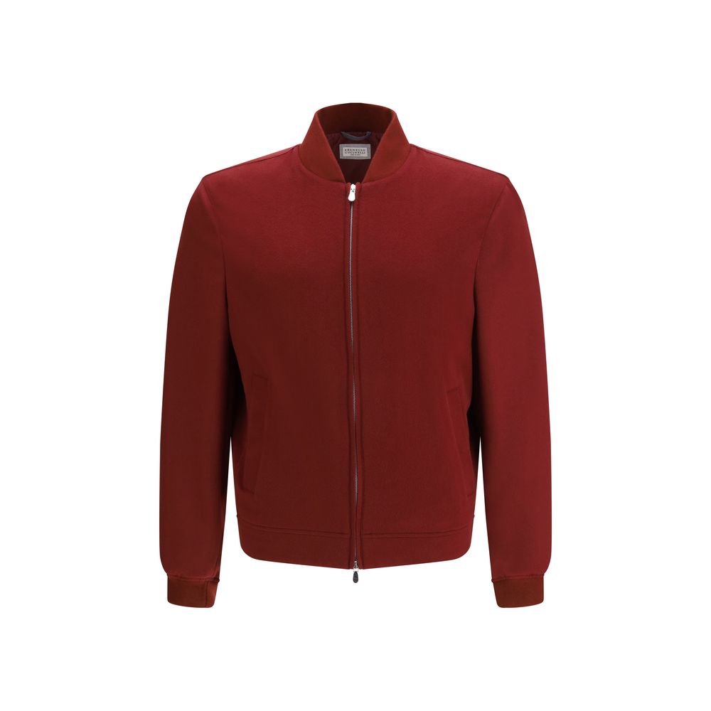 Brunello Cucinelli Multicolor Cashmere Bomber Brunello Cucinelli