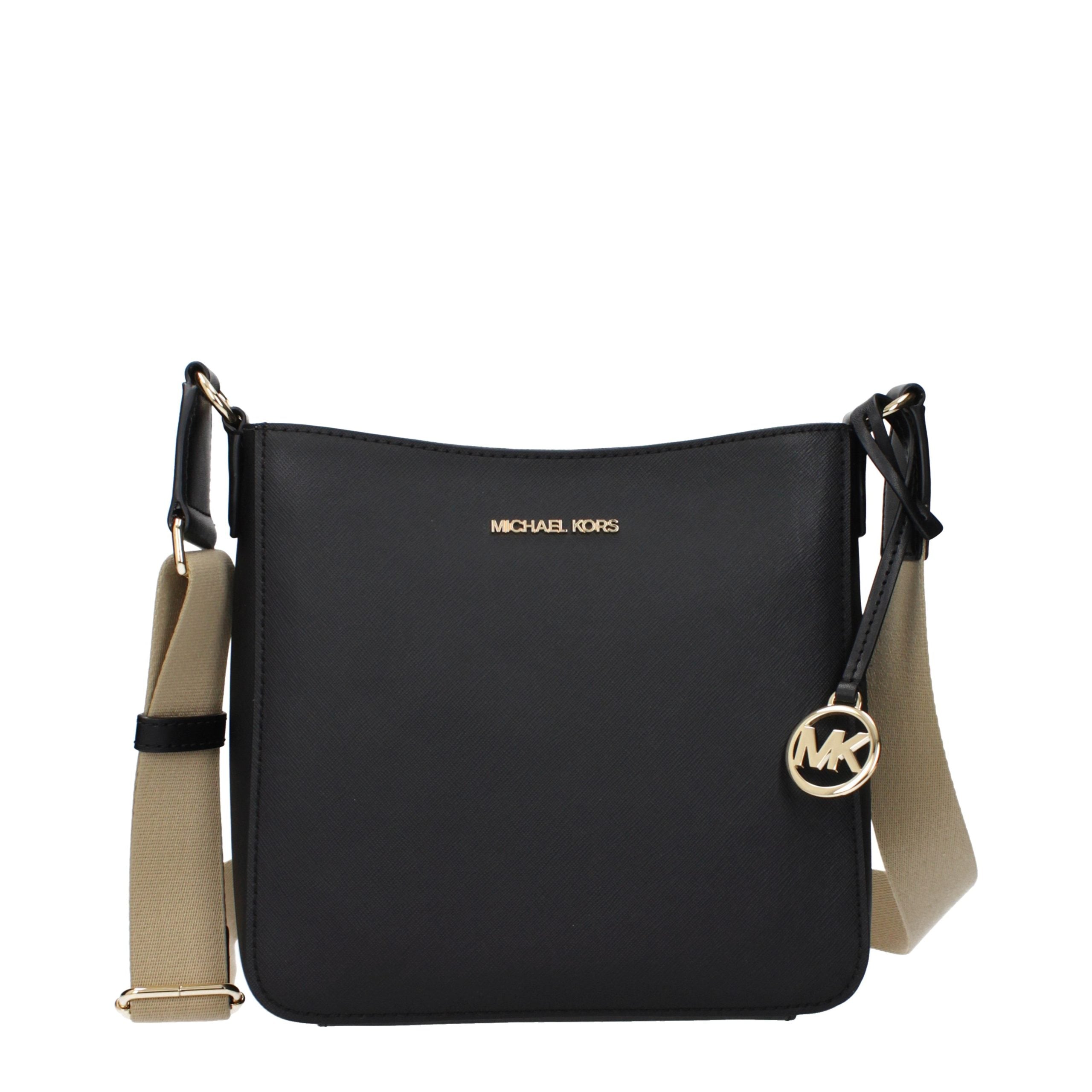 Michael Kors Black Leather Crossbody Bag Michael Kors