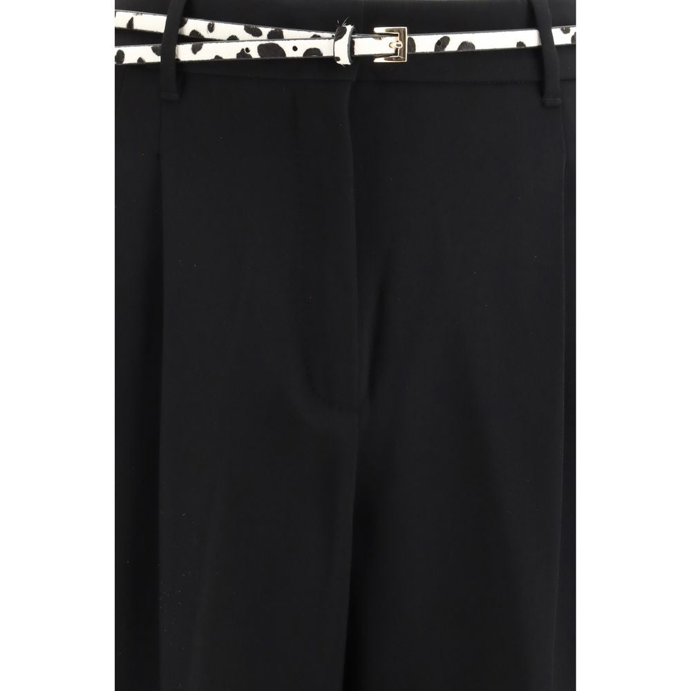 Max Mara Black Triacetate Dress Pants Max Mara
