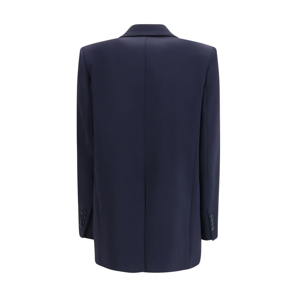 Max Mara Blue Triacetate Blazer Max Mara