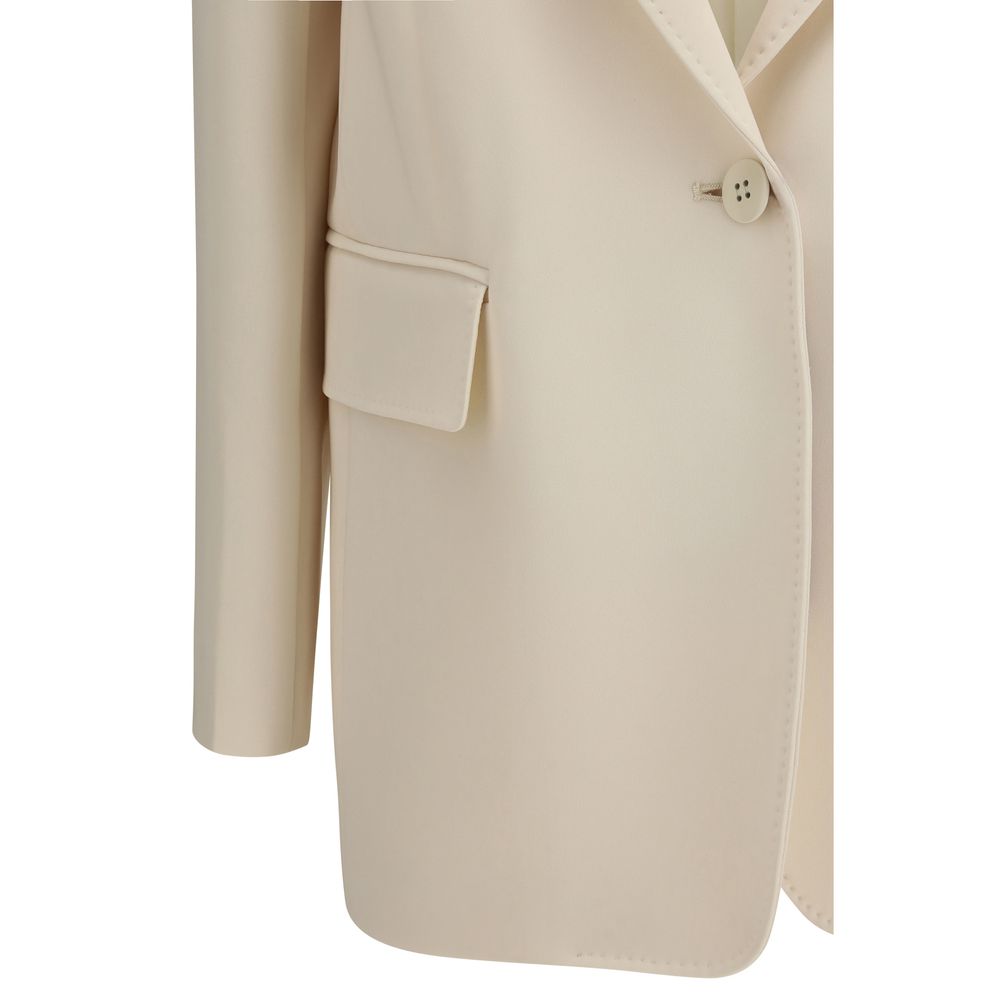 Max Mara Beige Triacetate Blazer Max Mara