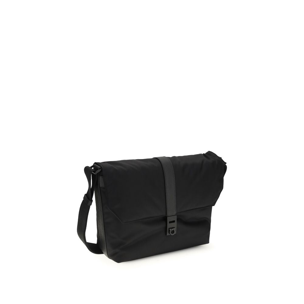 Ferragamo Black Nylon Shoulder Bag Ferragamo