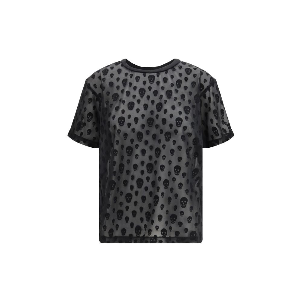 Alexander McQueen Black Polyamide T-Shirt Alexander McQueen