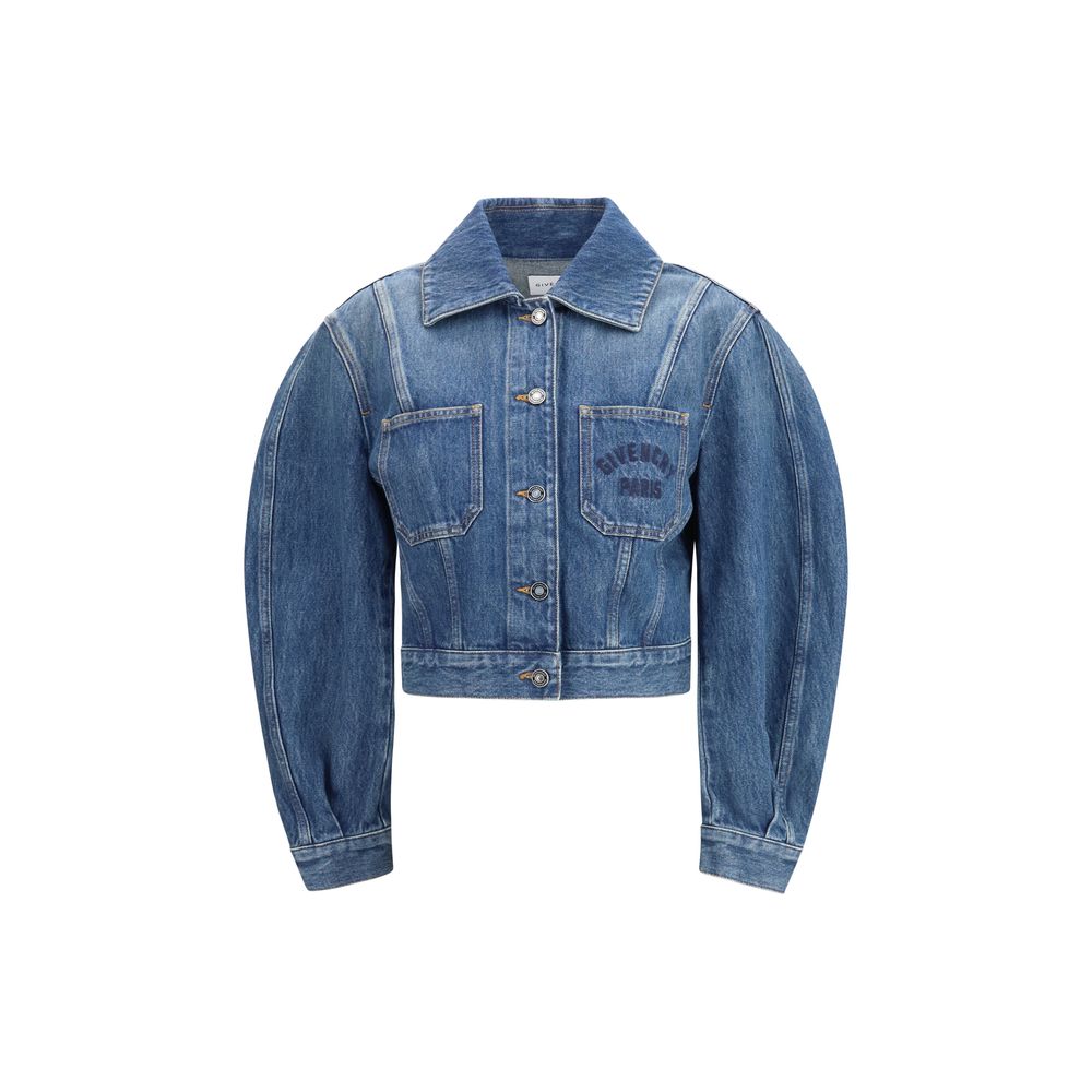 Givenchy Blue Cotton Denim Jacket Givenchy