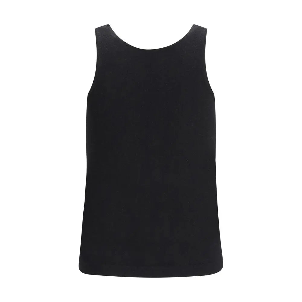 Brunello Cucinelli Black Cashmere Tank Tops Brunello Cucinelli