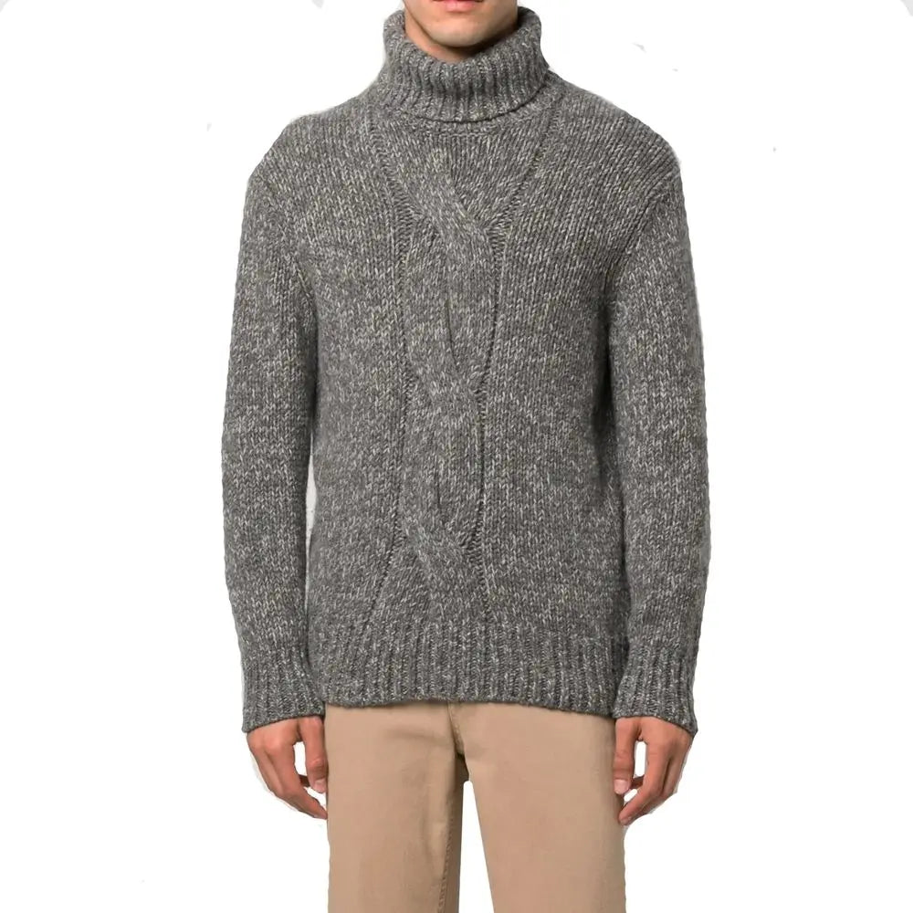 Brunello Cucinelli Gray Cashmere Sweater Brunello Cucinelli