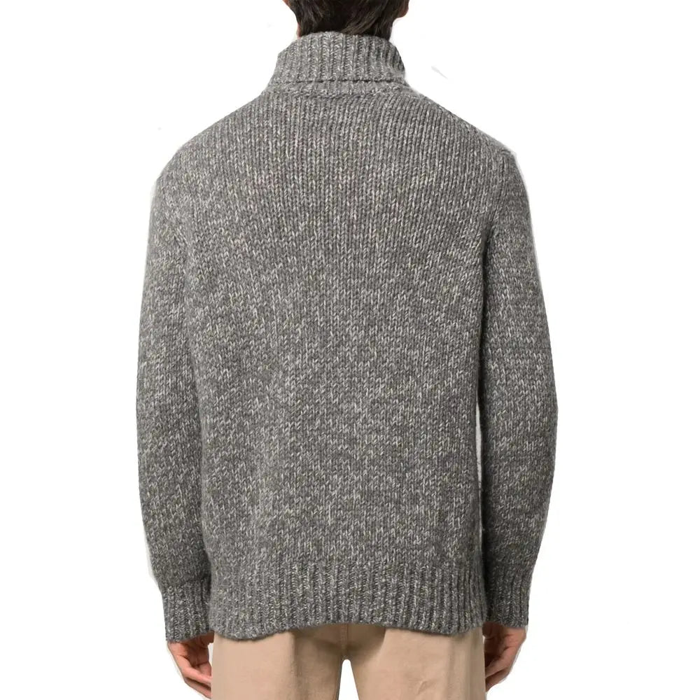 Brunello Cucinelli Gray Cashmere Sweater Brunello Cucinelli