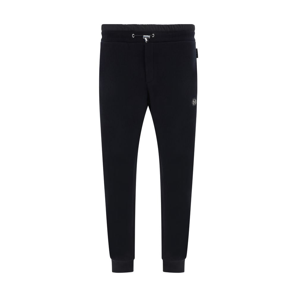Philipp Plein Black Cotton Joggers (Workout Pants) Philipp Plein