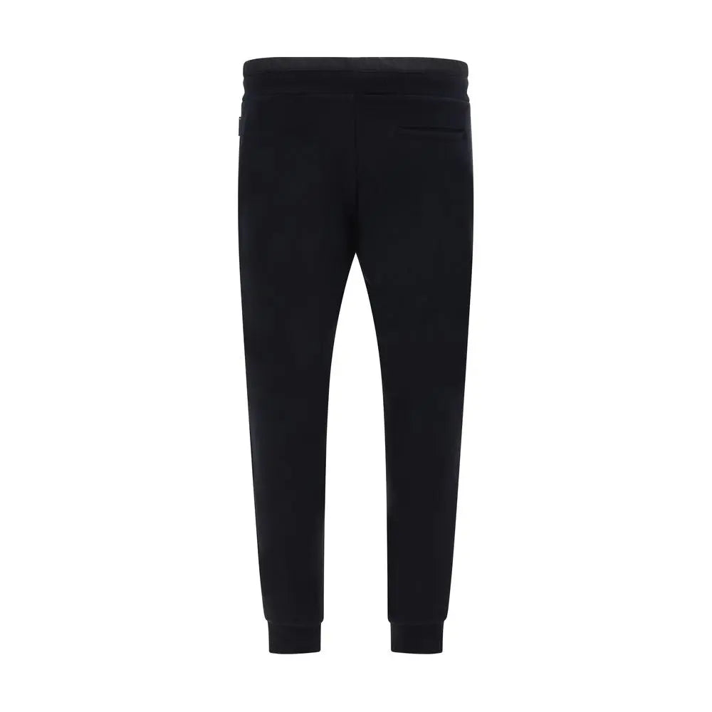 Philipp Plein Black Cotton Joggers (Workout Pants) Philipp Plein