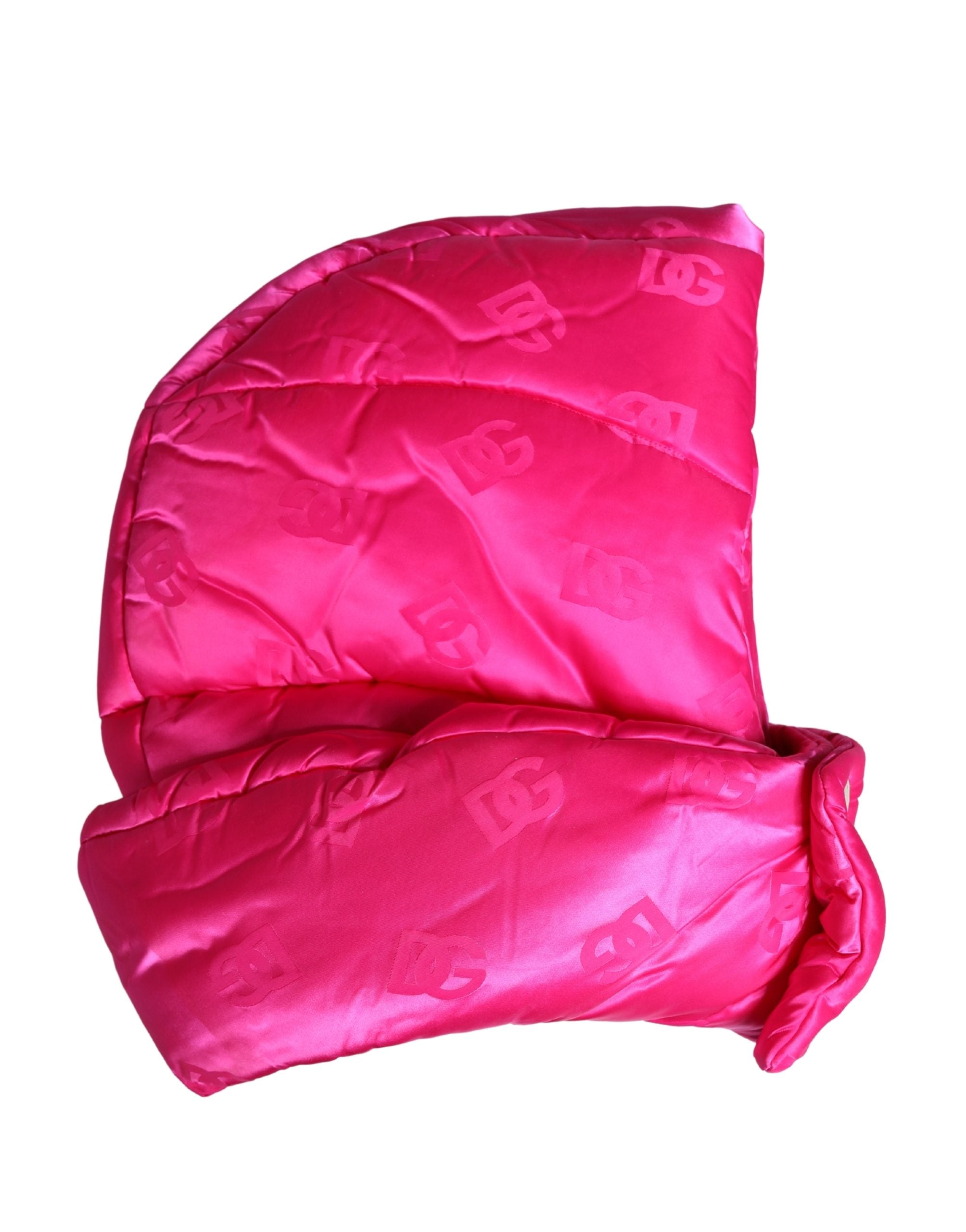 Dolce & Gabbana Men Pink Logo Print Whole Head Wrap Capello Hat Dolce & Gabbana