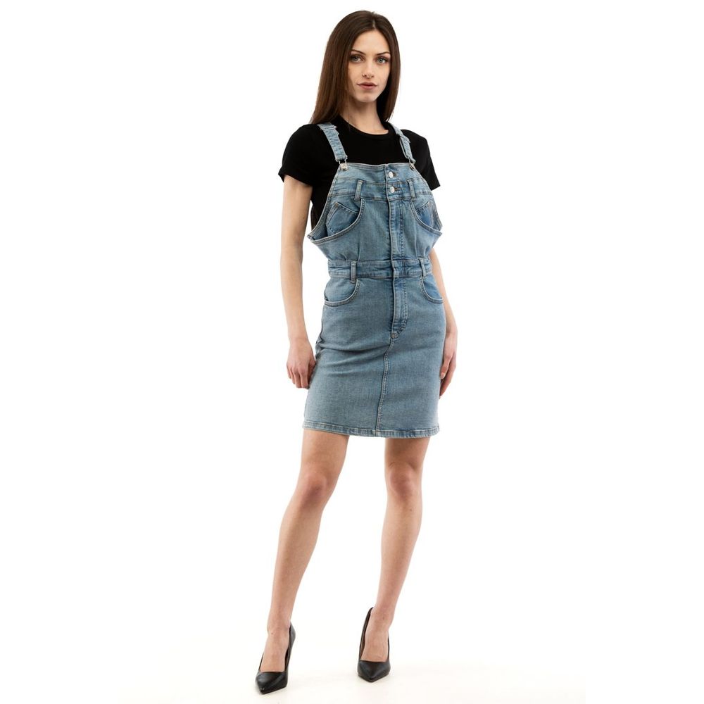 Moschino Multicolor Cotton Casual Dress Moschino