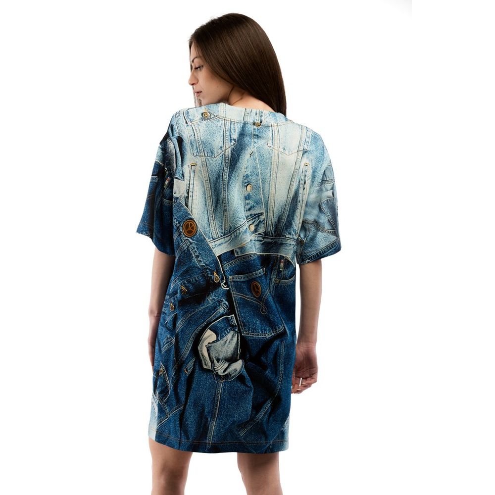 Moschino Multicolor Viscose Casual Dress Moschino