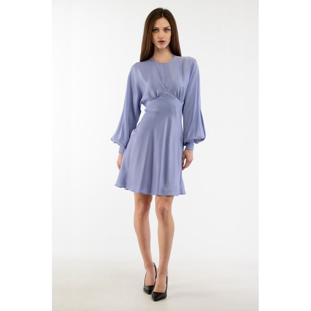 Moschino Purple Marabou Casual Dress Moschino