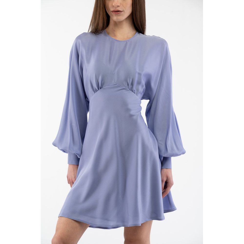 Moschino Purple Marabou Casual Dress Moschino