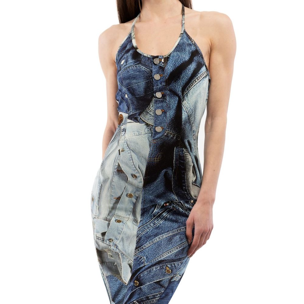 Moschino Multicolor Viscose Casual Dress Moschino